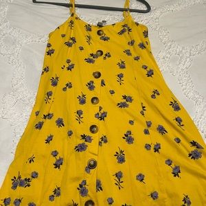 Floral ASOS Button-Front Dress